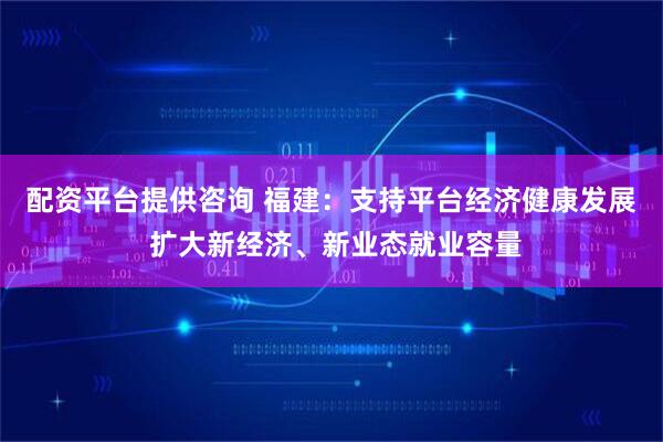 配资平台提供咨询 福建：支持平台经济健康发展 扩大新经济、新业态就业容量
